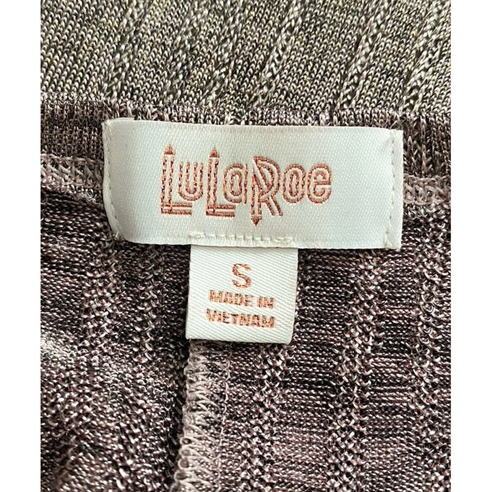 NWT LulaRoe Womens Sarah Open Front Long Cardigan Duster Metallic Mauve Size S - Picture 4 of 7